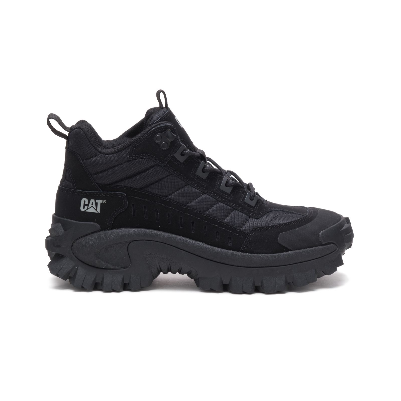 Caterpillar Intruder Mid - Mens Sneakers - Black - NZ (965HKISGZ)